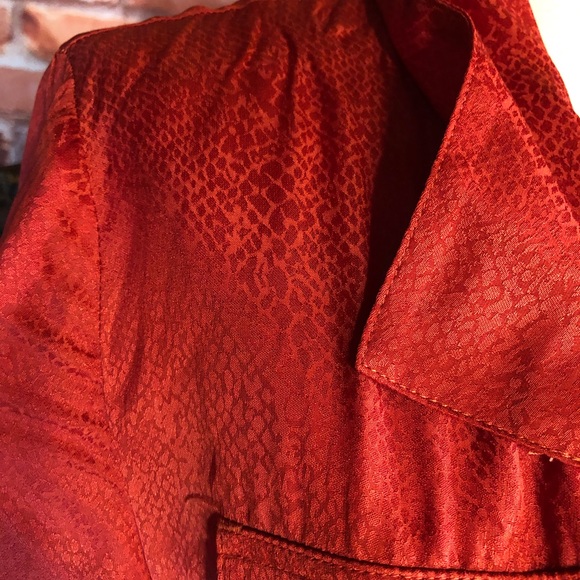 Chicos tangerine textured Adirondack jacket - Picture 2 of 8
